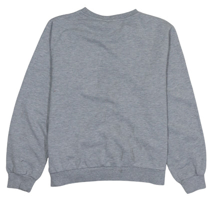 Disney Eeyore Unisex Grey Pullover Sweatshirt L Graphic Print