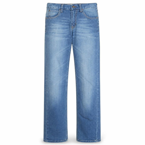 Front view of Levi's 511 Teen Blue Denim Slim Fit Straight Jeans, size 14