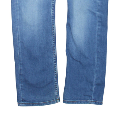 Levi's 511 Teen Blue Denim Slim Fit Straight Jeans Size 14