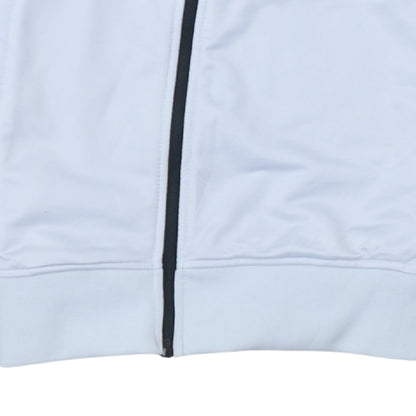 Kappa Boys White Full Zip Napoli Football Sweatshirt 14 Years 164cm Polyester