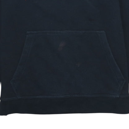 Nike Boys Black XL Pullover Hoodie with Logo Print