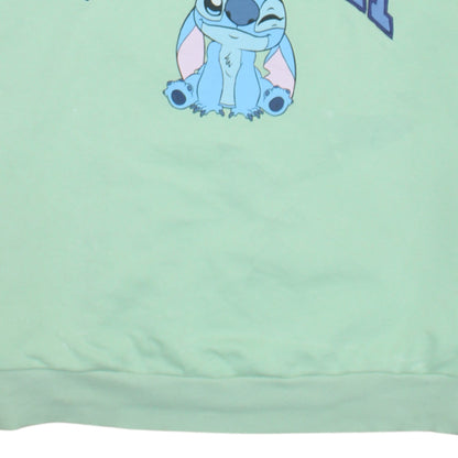 Disney Classics at George Women’s Mint Green Stitch Sweatshirt 2XL 24-26