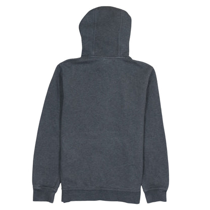 Nike Womens Grey Pullover Hoodie Small Logo Hooded Sweatshirt