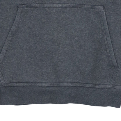 Nike Womens Grey Pullover Hoodie Small Logo Hooded Sweatshirt