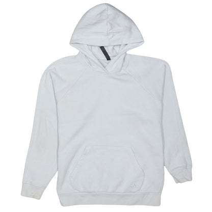 Adidas Womens Light Blue Pullover Hoodie XS Cotton Blend