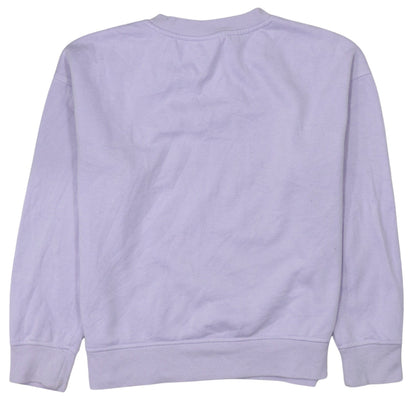 Disney Primark Women Lilac Stitch Sweatshirt XS Pullover Crew Neck