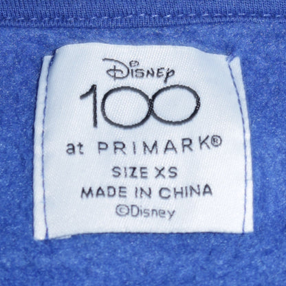 Primark Disney Blue Mickey Mouse Pullover Hoodie XS Unisex Adults