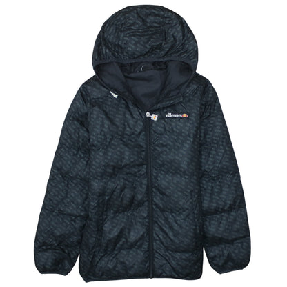Ellesse Girls Black 12-13 Years Hooded Puffer Jacket