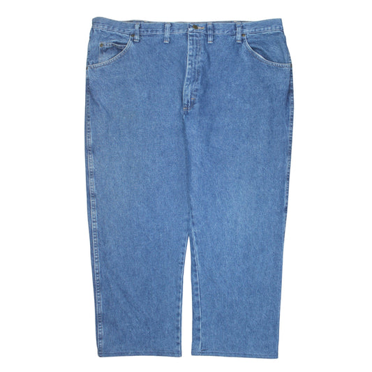 Wrangler Men's Blue 36x32 Straight Leg Denim Jeans