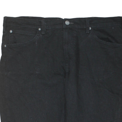 Lee Men's Black Daren Zip Fly Straight Denim Jeans W38 L32