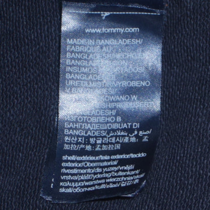 Tommy Hilfiger Men's Blue XS Pullover Hoodie Embroidered Logo