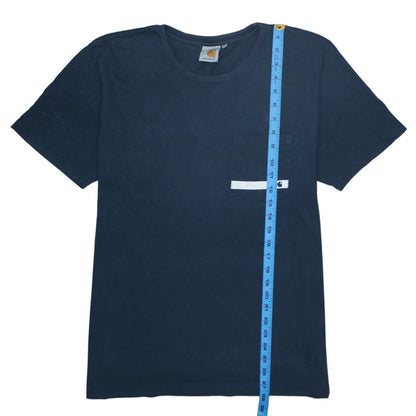 Carhartt Men's Blue Regular Fit Crew Neck Short Sleeve Cotton T-Shirt M