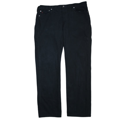 Ralph Lauren Men’s Black Straight Jeans 38x32 Hudson Wash Classic Fit
