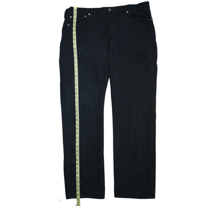 Ralph Lauren Men’s Black Straight Jeans 38x32 Hudson Wash Classic Fit
