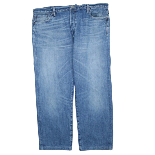 Levi's Men's Blue 42x34 Straight Fit Denim Jeans