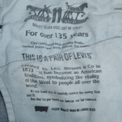 Levi's Men's Blue 42x34 Straight Fit Denim Jeans