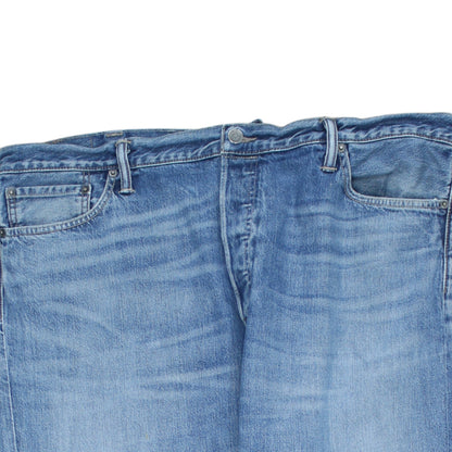 Levi's Men's Blue 42x34 Straight Fit Denim Jeans