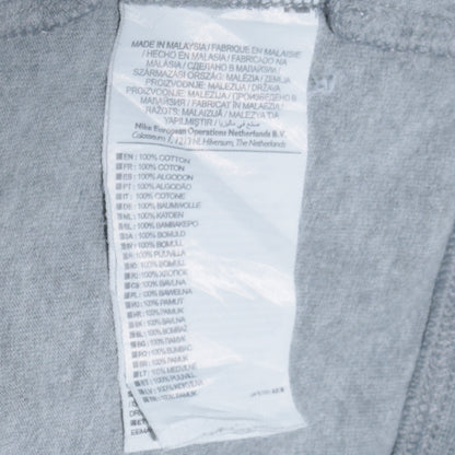 Nike Women Grey Full Zip Sweatshirt Small Cotton Casual