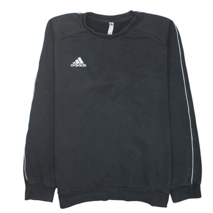 Adidas Men's Black XL Crew Neck Pullover Sweatshirt Sports Style