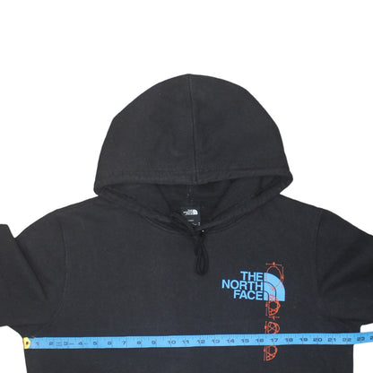 The North Face Men's Black Pullover Hoodie M Graphic Logo Outdoor