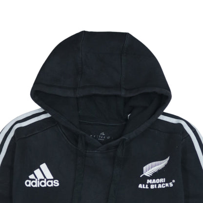 Adidas Men’s Black Maori All Blacks Pullover Hoodie Size M