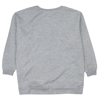 Disney Women Grey Mickey Mouse Graphic Pullover Sweatshirt L