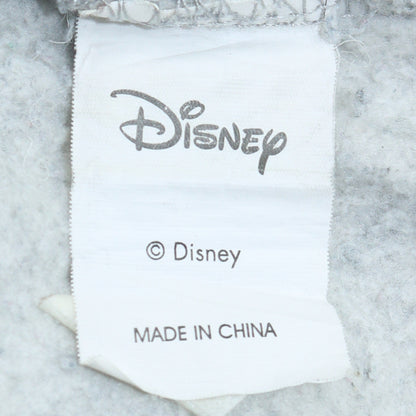 Disney Women Grey Mickey Mouse Graphic Pullover Sweatshirt L