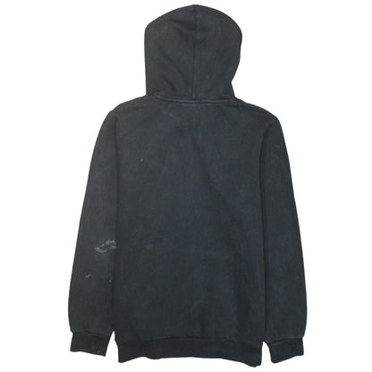 Puma Mens Black Pullover Hoodie M Logo Fleece Sportswear