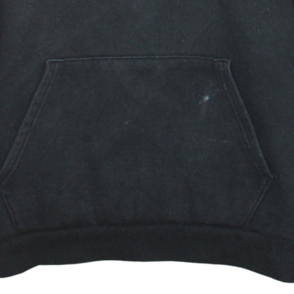 Puma Mens Black Pullover Hoodie M Logo Fleece Sportswear