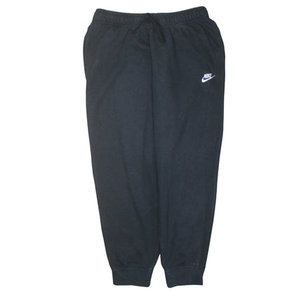 Nike Womens Black L Jogger Fleece Sweatpants Cotton Blend Activewear