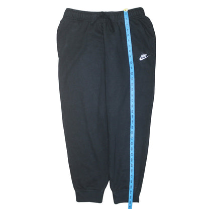 Nike Womens Black L Jogger Fleece Sweatpants Cotton Blend Activewear