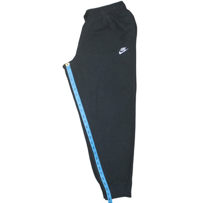 Nike Womens Black L Jogger Fleece Sweatpants Cotton Blend Activewear