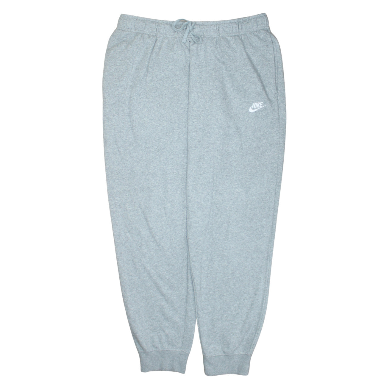 Nike Mens Grey Jogger Sweatpants L Regular Fit Cotton Blend
