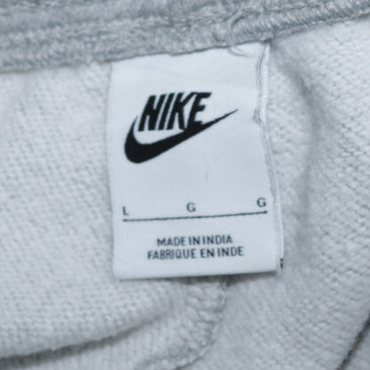Nike Mens Grey Jogger Sweatpants L Regular Fit Cotton Blend