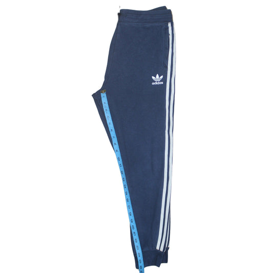 Adidas Boys Blue 13-14 Years Jogger Trousers with Side Stripes