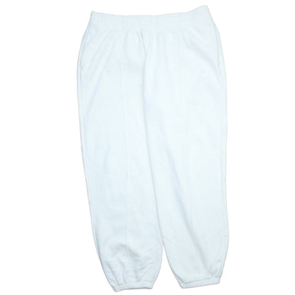 Nike Women's White XL Fleece Jogger Sweatpants Activewear Trousers