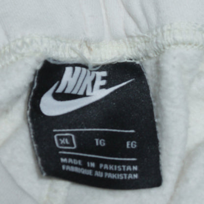 Nike Women's White XL Fleece Jogger Sweatpants Activewear Trousers