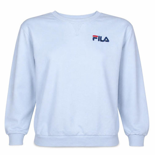 Front view of Fila Women’s Light Blue XL Crew Neck Pullover Sweatshirt