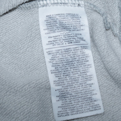 Nike Men's Grey Pullover Hoodie M Regular Fit Sportswear