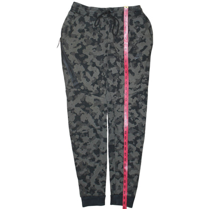 Nike Men's Grey Camouflage Jogger Trousers Size S Cotton Blend