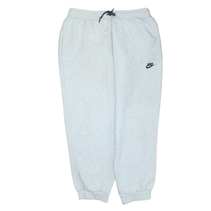 Nike Men's Grey Fleece Jogger Sweatpants L Regular Fit