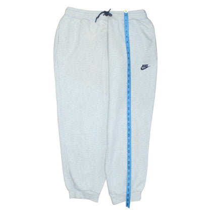 Nike Men's Grey Fleece Jogger Sweatpants L Regular Fit