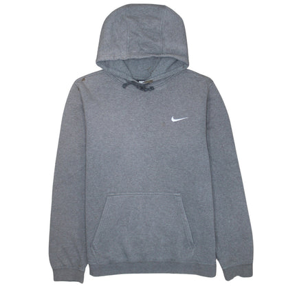 Nike Mens Grey Pullover Hoodie M Regular Fit Fleece Sportswear