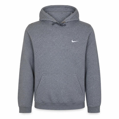 Nike Mens Grey Pullover Hoodie M Regular Fit Fleece Sportswear