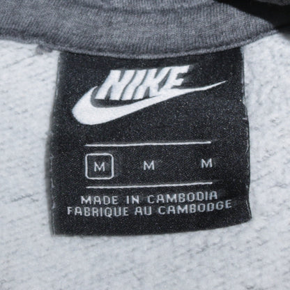 Nike Mens Grey Pullover Hoodie M Regular Fit Fleece Sportswear