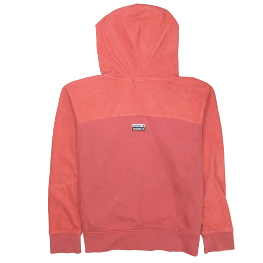 Adidas Womens Coral Hoodie Size 8 Pullover Hooded Sweatshirt