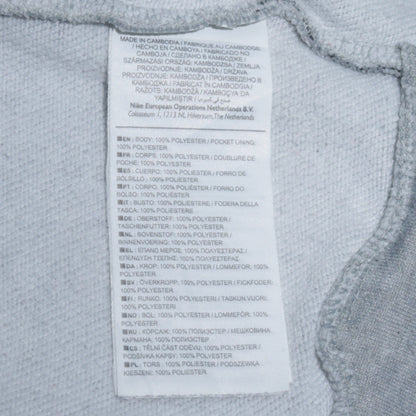 Nike Men's Grey Dri-Fit Full Zip Hoodie Size L
