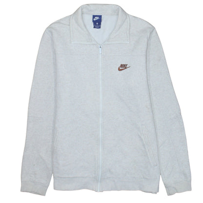Nike Mens Grey Full Zip Sweatshirt Medium Classic Logo
