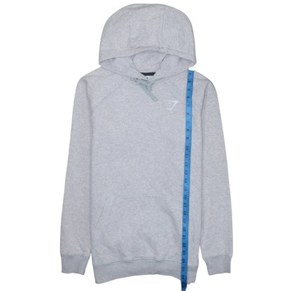 Gymshark Men's Grey Pullover Hoodie Size S Regular Fit