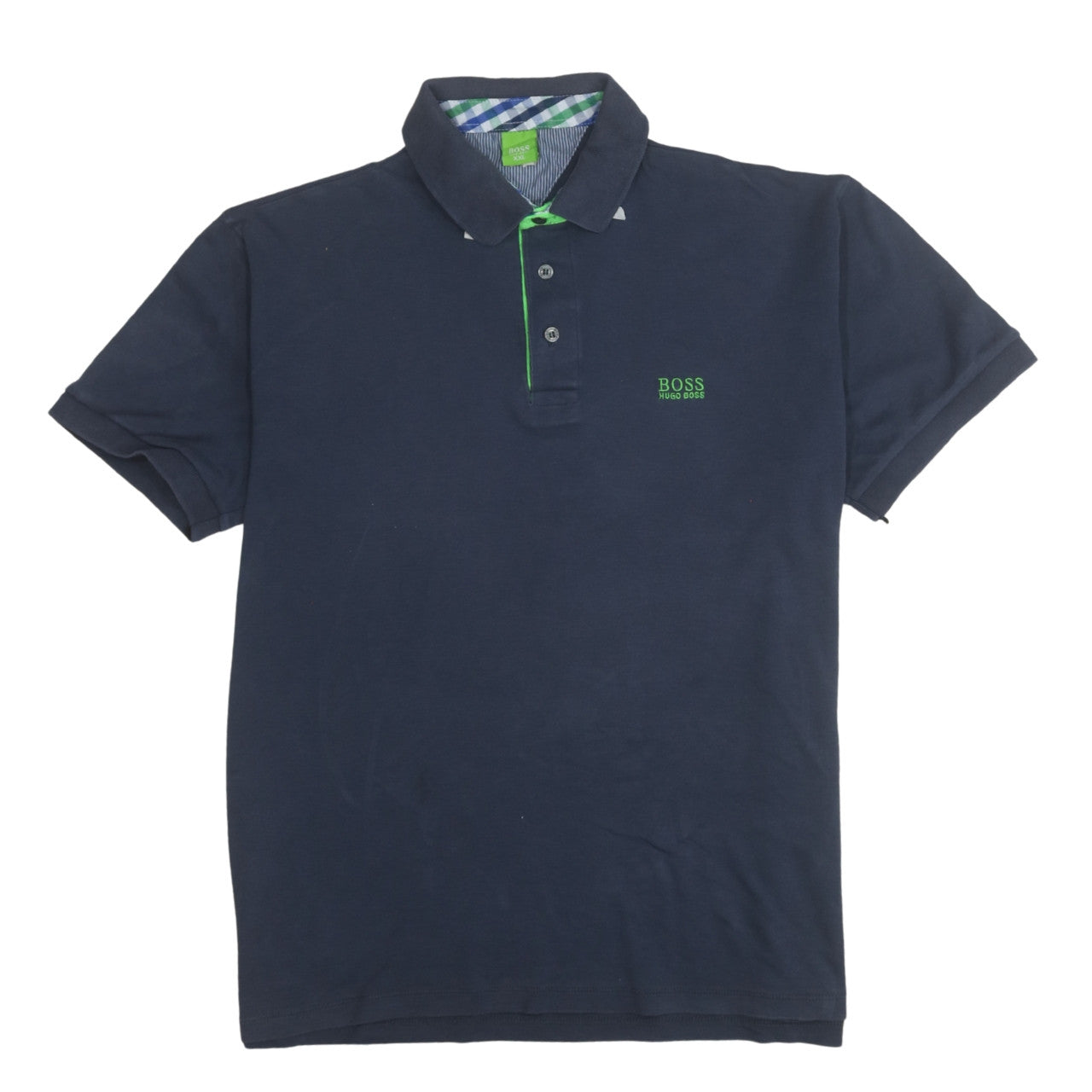 Hugo Boss Mens Blue 2XL Cotton Short Sleeve Polo Shirt
